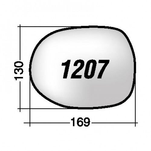 ΚΡΥΣΤΑΛΛΟ ΚΑΘΡΕΠΤΗ HONDA CIVIC '06-'11 (ΑΣΦΑΙΡΙΚΟ, ΘΕΡΜΑΙΝΟΜΕΝΟ, ΜΕ ΒΑΣΗ, ΧΡΩΜΙΟ) ΑΡΙΣΤΕΡΟ