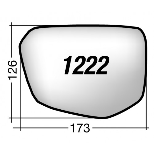 ΚΡΥΣΤΑΛΛΟ ΚΑΘΡΕΠΤΗ HONDA CIVIC '16- (ΘΕΡΜΑΙΝΟΜΕΝΟ, ΜΕ ΒΑΣΗ, ΧΡΩΜΙΟ) ΑΡΙΣΤΕΡΟ