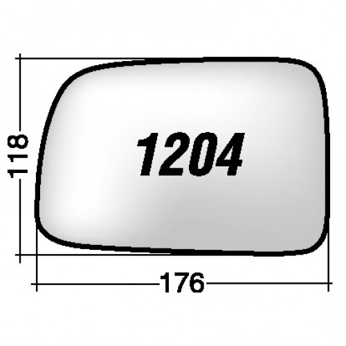 ΚΡΥΣΤΑΛΛΟ ΚΑΘΡΕΠΤΗ HONDA HR-V '99 -'15/ CR-V '02-'09 (ΘΕΡΜΑΙΝΟΜΕΝΟ, ΜΕ ΒΑΣΗ, ΧΡΩΜΙΟ) ΑΡΙΣΤΕΡΟ