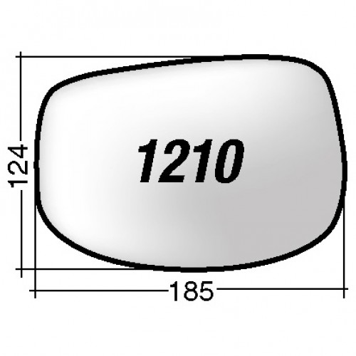 ΚΡΥΣΤΑΛΛΟ ΚΑΘΡΕΠΤΗ HONDA JAZZ '08-'13/ INSIGHT '08- (ΘΕΡΜΑΙΝΟΜΕΝΟ, ΜΕ ΒΑΣΗ, ΧΡΩΜΙΟ) ΔΕΞΙ