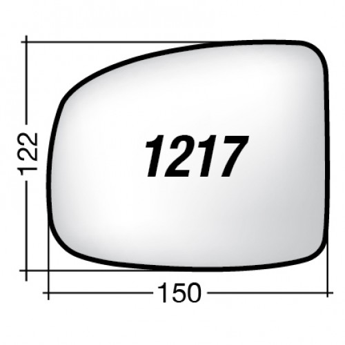 ΚΡΥΣΤΑΛΛΟ ΚΑΘΡΕΠΤΗ HONDA JAZZ '13-'20 (ΘΕΡΜΑΙΝΟΜΕΝΟ, ΜΕ ΒΑΣΗ, ΧΡΩΜΙΟ) ΔΕΞΙ