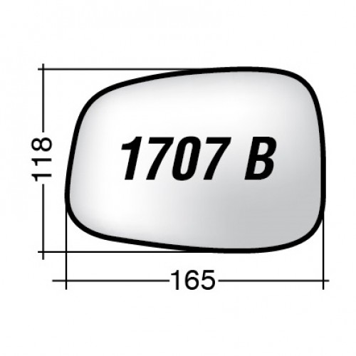 ΚΡΥΣΤΑΛΛΟ ΚΑΘΡΕΠΤΗ SUZUKI SWIFT '07- (ΜΕ ΒΑΣΗ, ΧΡΩΜΙΟ) ΑΡΙΣΤΕΡΟ