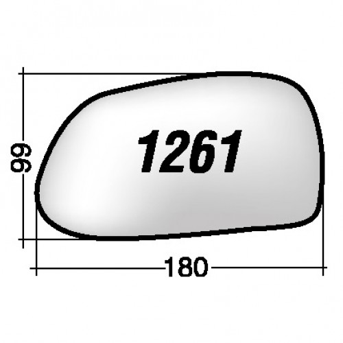 ΚΡΥΣΤΑΛΛΟ ΚΑΘΡΕΠΤΗ HYUNDAI ELANTRA '03- (ΑΣΦΑΙΡΙΚΟ, ΘΕΡΜΑΙΝΟΜΕΝΟ, ΜΕ ΒΑΣΗ, ΧΡΩΜΙΟ) ΑΡΙΣΤΕΡΟ