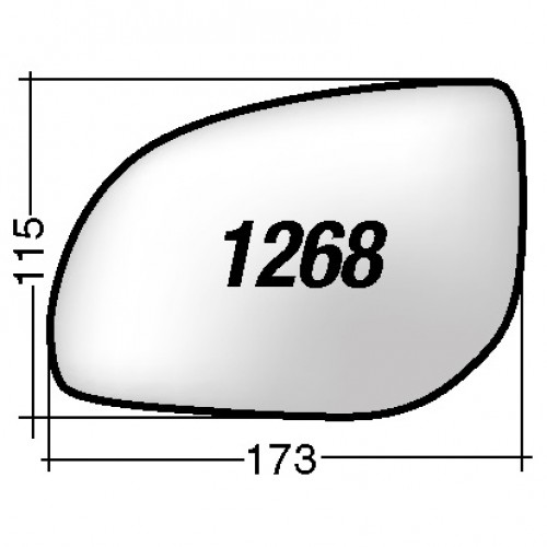 ΚΡΥΣΤΑΛΛΟ ΚΑΘΡΕΠΤΗ HYUNDAI I20 '08-'13/ I10 '10- (ΘΕΡΜΑΙΝΟΜΕΝΟ, ΜΕ ΒΑΣΗ, ΧΡΩΜΙΟ) ΑΡΙΣΤΕΡΟ