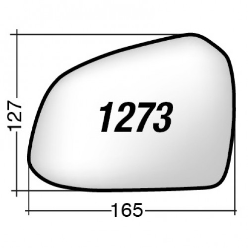 ΚΡΥΣΤΑΛΛΟ ΚΑΘΡΕΠΤΗ HYUNDAI I10 '13- (ΘΕΡΜΑΙΝΟΜΕΝΟ, ΜΕ ΒΑΣΗ, ΧΡΩΜΙΟ) ΑΡΙΣΤΕΡΟ