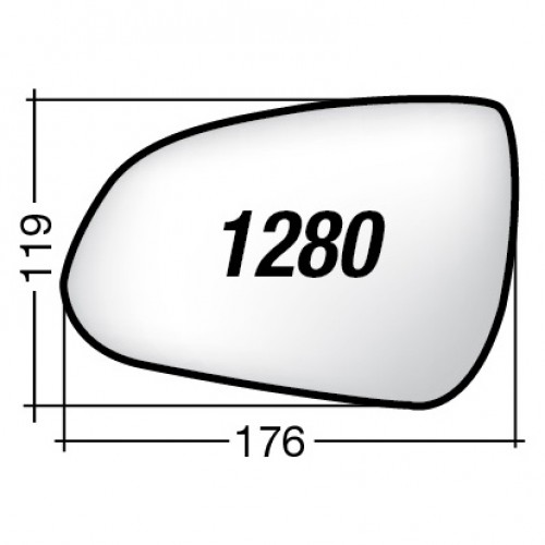 ΚΡΥΣΤΑΛΛΟ ΚΑΘΡΕΠΤΗ HYUNDAI I30 '16-/ I30 '20- (ΘΕΡΜΑΙΝΟΜΕΝΟ, ΜΕ ΒΑΣΗ, ΧΡΩΜΙΟ) ΔΕΞΙ