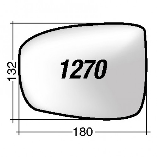 ΚΡΥΣΤΑΛΛΟ ΚΑΘΡΕΠΤΗ HYUNDAI IX20 '10- (ΘΕΡΜΑΙΝΟΜΕΝΟ, ΜΕ ΒΑΣΗ, ΧΡΩΜΙΟ) ΑΡΙΣΤΕΡΟ