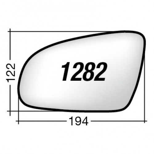 ΚΡΥΣΤΑΛΛΟ ΚΑΘΡΕΠΤΗ HYUNDAI KONA '17- (ΘΕΡΜΑΙΝΟΜΕΝΟ, ΜΕ ΒΑΣΗ, ΧΡΩΜΙΟ) ΔΕΞΙ