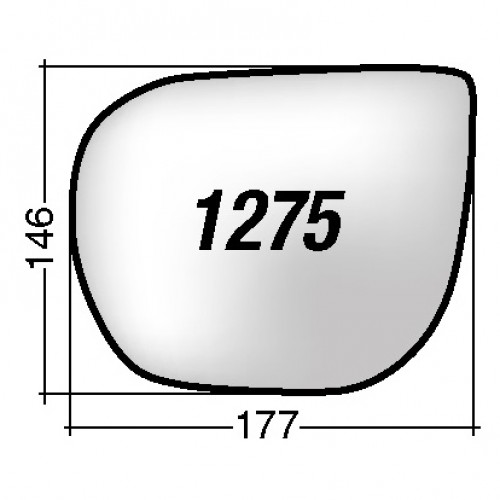 ΚΡΥΣΤΑΛΛΟ ΚΑΘΡΕΠΤΗ HYUNDAI SANTA FE '12- (ΘΕΡΜΑΙΝΟΜΕΝΟ, ΜΕ ΒΑΣΗ, ΧΡΩΜΙΟ) ΔΕΞΙ