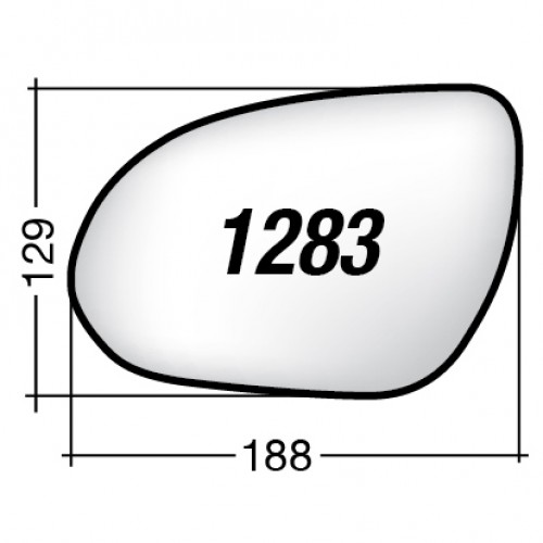 ΚΡΥΣΤΑΛΛΟ ΚΑΘΡΕΠΤΗ HYUNDAI ELANTRA '08-'10 (ΘΕΡΜΑΙΝΟΜΕΝΟ, ΜΕ ΒΑΣΗ, ΧΡΩΜΙΟ) ΔΕΞΙ