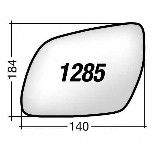 ΚΡΥΣΤΑΛΛΟ ΚΑΘΡΕΠΤΗ HYUNDAI IX35 '18 (ΘΕΡΜΑΙΝΟΜΕΝΟ, ΜΕ ΒΑΣΗ, ΧΡΩΜΙΟ) ΔΕΞΙ