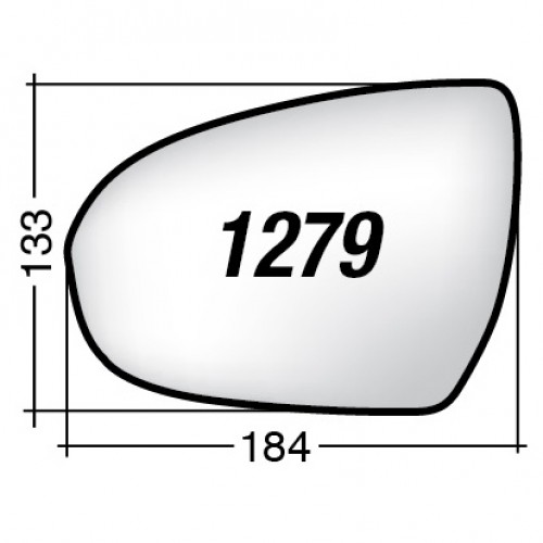 ΚΡΥΣΤΑΛΛΟ ΚΑΘΡΕΠΤΗ HYUNDAI TUCSON '15/ TUCSON '18 (ΘΕΡΜΑΙΝΟΜΕΝΟ, ΜΕ ΒΑΣΗ, ΧΡΩΜΙΟ) ΑΡΙΣΤΕΡΟ