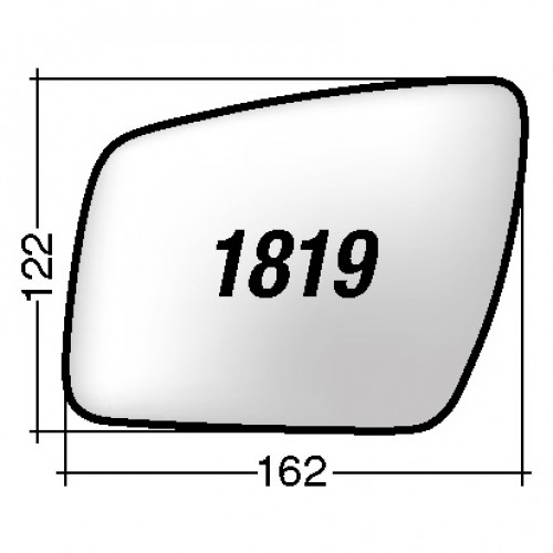 ΚΡΥΣΤΑΛΛΟ ΚΑΘΡΕΠΤΗ KIA SOUL '09-'14 (ΘΕΡΜΑΙΝΟΜΕΝΟ, ΜΕ ΒΑΣΗ, ΧΡΩΜΙΟ) ΑΡΙΣΤΕΡΟ