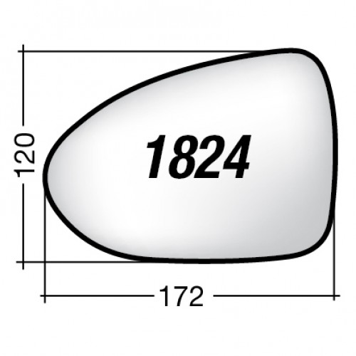 ΚΡΥΣΤΑΛΛΟ ΚΑΘΡΕΠΤΗ KIA RIO '11-'16 (ΘΕΡΜΑΙΝΟΜΕΝΟ, ΜΕ ΒΑΣΗ, ΧΡΩΜΙΟ) ΑΡΙΣΤΕΡΟ