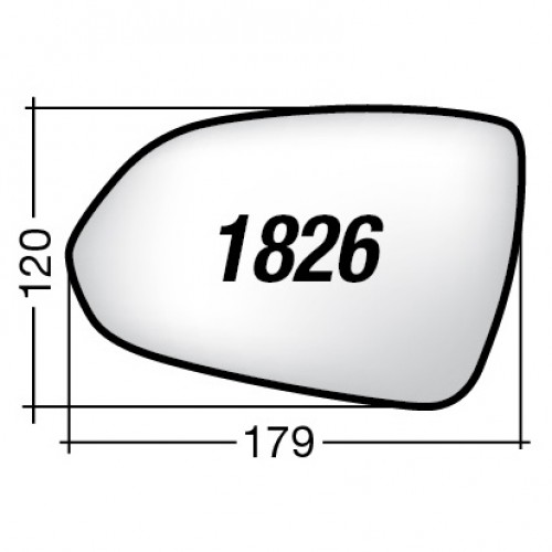 ΚΡΥΣΤΑΛΛΟ ΚΑΘΡΕΠΤΗ KIA RIO '17/ STONIC '17 (ΘΕΡΜΑΙΝΟΜΕΝΟ, ΜΕ ΒΑΣΗ, ΧΡΩΜΙΟ) ΔΕΞΙ