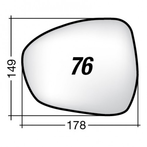 ΚΡΥΣΤΑΛΛΟ ΚΑΘΡΕΠΤΗ ALFA ROMEO STELVIO '17- (ΘΕΡΜΑΙΝΟΜΕΝΟ, ΜΕ ΒΑΣΗ, ΧΡΩΜΙΟ) ΔΕΞΙ
