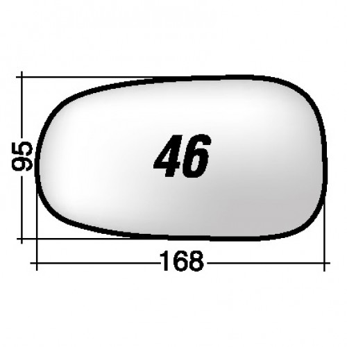 ΚΡΥΣΤΑΛΛΟ ΚΑΘΡΕΠΤΗ LANCIA LYBRA '99-'05 (ΑΣΦΑΙΡΙΚΟ, ΘΕΡΜΑΙΝΟΜΕΝΟ, ΜΕ ΒΑΣΗ, ΜΠΛΕ) ΑΡΙΣΤΕΡΟ