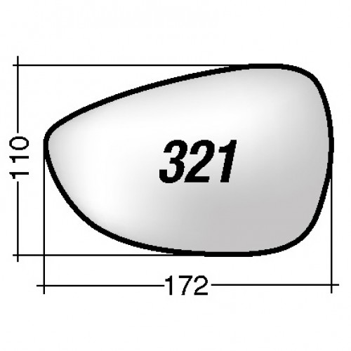 ΚΡΥΣΤΑΛΛΟ ΚΑΘΡΕΠΤΗ FORD FIESTA '08-'16/ B-MAX '12- (ΘΕΡΜΑΙΝΟΜΕΝΟ, ΜΕ ΒΑΣΗ, ΧΡΩΜΙΟ) ΑΡΙΣΤΕΡΟ