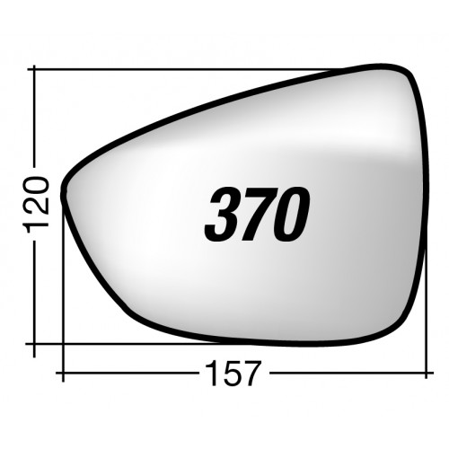 ΚΡΥΣΤΑΛΛΟ ΚΑΘΡΕΠΤΗ FORD FOCUS '18- (ΘΕΡΜΑΙΝΟΜΕΝΟ, ΜΕ ΒΑΣΗ, ΧΡΩΜΙΟ) ΑΡΙΣΤΕΡΟ