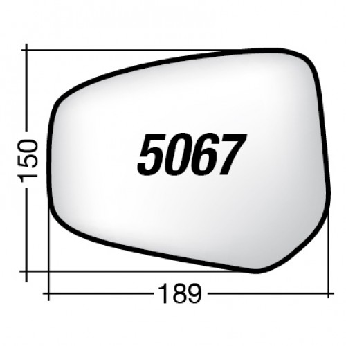 ΚΡΥΣΤΑΛΛΟ ΚΑΘΡΕΠΤΗ FORD TRANSIT COURIER '14- (ΘΕΡΜΑΙΝΟΜΕΝΟ, ΜΕ ΒΑΣΗ, ΧΡΩΜΙΟ) ΑΡΙΣΤΕΡΟ