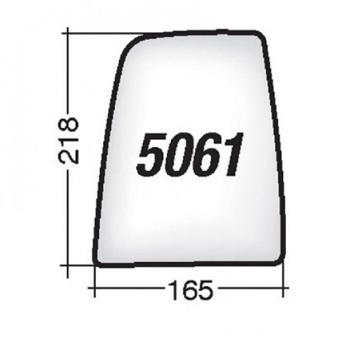 ΚΡΥΣΤΑΛΛΟ ΚΑΘΡΕΠΤΗ FORD TRANSIT '14- (ΘΕΡΜΑΙΝΟΜΕΝΟ, ΜΕ ΒΑΣΗ, ΧΡΩΜΙΟ) ΔΕΞΙ