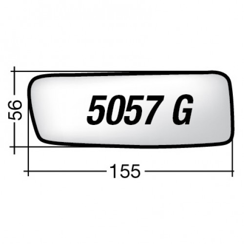 ΚΡΥΣΤΑΛΛΟ ΚΑΘΡΕΠΤΗ MERCEDES SPRINTER 906 '06-/ VW CRAFTER '06- (ΕΥΡΥΓΩΝΙΟ, ΘΕΡΜΑΙΝΟΜΕΝΟ, ΜΕ ΒΑΣΗ, ΧΡΩΜΙΟ) ΔΕΞΙ ΒΑΣΗ ΣΤΡΟΓΓΥΛΗ ΜΕ ΕΛΑΤΗΡΙΟ