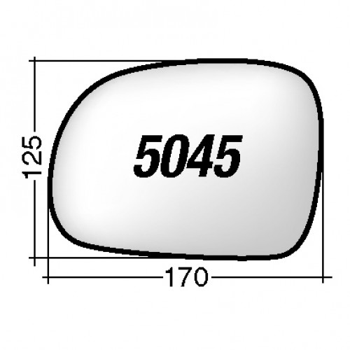 ΚΡΥΣΤΑΛΛΟ ΚΑΘΡΕΠΤΗ MERCEDES VIANO W639 '03-'11 (ΘΕΡΜΑΙΝΟΜΕΝΟ, ΜΕ ΒΑΣΗ, ΧΡΩΜΙΟ) ΑΡΙΣΤΕΡΟ