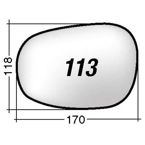 ΚΡΥΣΤΑΛΛΟ ΚΑΘΡΕΠΤΗ BMW SERIE 1 E87 '09-'11/ SERIE 1 E88 '09-'13/ SERIE 1 E82 '09-'13/ SERIE 3 E90 '08-'11/ SERIE 3 E91 '08-'12/ SERIE 3 E92 E93 '08-'13 (ΑΣΦΑΙΡΙΚΟ, ΘΕΡΜΑΙΝΟΜΕΝΟ, ΜΕ ΒΑΣΗ, ΜΠΛΕ) ΑΡΙΣΤΕΡΟ