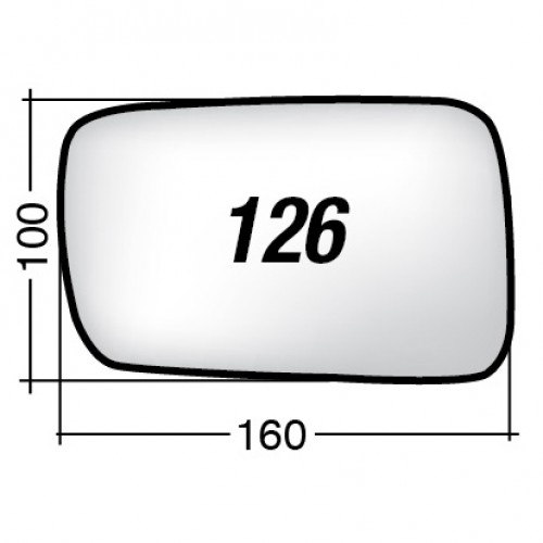 ΚΡΥΣΤΑΛΛΟ ΚΑΘΡΕΠΤΗ BMW SERIE 3 COUPE '99-'05/ SERIE 7 '05-'09 (ΑΣΦΑΙΡΙΚΟ, ΘΕΡΜΑΙΝΟΜΕΝΟ, ΜΕ ΒΑΣΗ, ΜΠΛΕ) ΔΕΞΙ