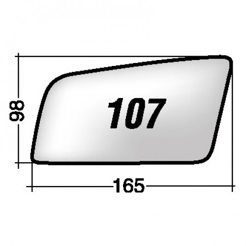 ΚΡΥΣΤΑΛΛΟ ΚΑΘΡΕΠΤΗ BMW SERIE 5 E60 '03-'08/ SERIE 6 E63 '04-'10 (ΑΣΦΑΙΡΙΚΟ, ΘΕΡΜΑΙΝΟΜΕΝΟ, ΜΕ ΒΑΣΗ, ΜΠΛΕ) ΑΡΙΣΤΕΡΟ