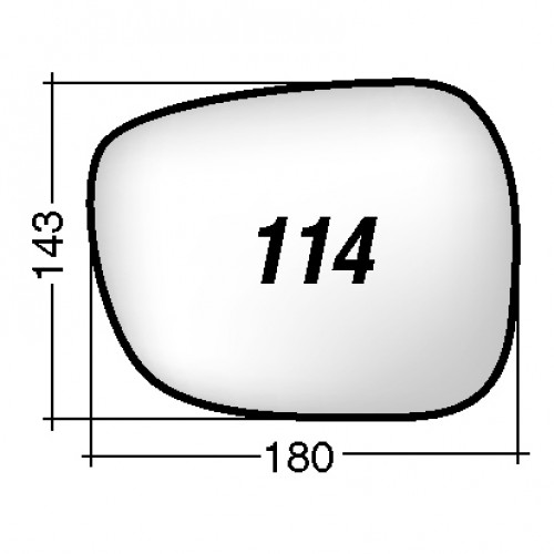 ΚΡΥΣΤΑΛΛΟ ΚΑΘΡΕΠΤΗ BMW X1 E84 '09-'12/ X3 F25 '10-'14 (ΘΕΡΜΑΙΝΟΜΕΝΟ, ΜΕ ΒΑΣΗ, ΧΡΩΜΙΟ) ΑΡΙΣΤΕΡΟ