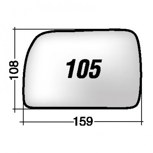 ΚΡΥΣΤΑΛΛΟ ΚΑΘΡΕΠΤΗ BMW X3 E83 '04 -'10 (ΑΣΦΑΙΡΙΚΟ, ΘΕΡΜΑΙΝΟΜΕΝΟ, ΜΕ ΒΑΣΗ, ΧΡΩΜΙΟ) ΑΡΙΣΤΕΡΟ