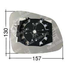 ΚΡΥΣΤΑΛΛΟ ΚΑΘΡΕΠΤΗ SMART FORFOUR '14-/  FORTWO COUPE '15-/ RENAULT TWINGO '14- (ΑΣΦΑΙΡΙΚΟ, ΘΕΡΜΑΙΝΟΜΕΝΟ, ΜΕ ΒΑΣΗ, ΧΡΩΜΙΟ) ΑΡΙΣΤΕΡΟ