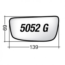 ΚΡΥΣΤΑΛΛΟ ΚΑΘΡΕΠΤΗ PEUGEOT EXPERT '07-'16/ EXPERT TEPEE '07-'16/ FIAT SCUDO '07-/ CITROEN JUMPY '07-'16/ TOYOTA PROACE '13-'16 (ΕΥΡΥΓΩΝΙΟ, ΧΡΩΜΙΟ) ΔΕΞΙ ΕΥΡΥΓΩΝΙΟ ΧΩΡΙΣ ΒΑΣΗ