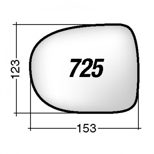 ΚΡΥΣΤΑΛΛΟ ΚΑΘΡΕΠΤΗ RENAULT CLIO '09-/ MODUS '09-/ TWINGO '10-'14 (ΑΣΦΑΙΡΙΚΟ, ΘΕΡΜΑΙΝΟΜΕΝΟ, ΜΕ ΒΑΣΗ, ΧΡΩΜΙΟ) ΑΡΙΣΤΕΡΟ/ΔΕΞΙ