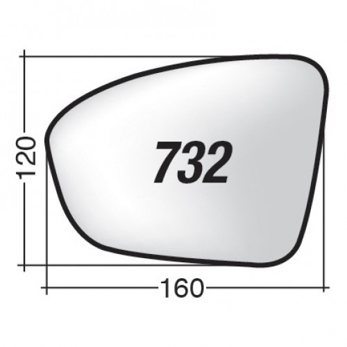 ΚΡΥΣΤΑΛΛΟ ΚΑΘΡΕΠΤΗ RENAULT MEGANE '15-/ MEGANE '20/ CLIO '19/ CAPTUR '20-/ TALISMAN '15- (ΑΣΦΑΙΡΙΚΟ, ΘΕΡΜΑΙΝΟΜΕΝΟ, ΜΕ ΒΑΣΗ, ΧΡΩΜΙΟ) ΑΡΙΣΤΕΡΟ