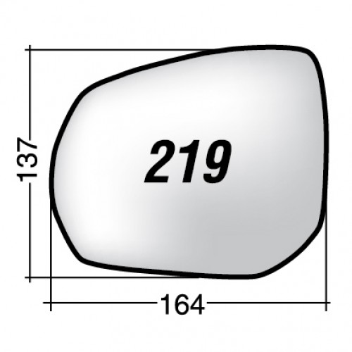 ΚΡΥΣΤΑΛΛΟ ΚΑΘΡΕΠΤΗ CITROEN C3 PICASSO '09-/ C4 PICASSO '07-'13/ C4 GRAND PICASSO '06-'13/ GRAND PICASSO, PEUGEOT 3008 '09-'16/ 5008 '09-'16 (ΘΕΡΜΑΙΝΟΜΕΝΟ, ΜΕ ΒΑΣΗ, ΧΡΩΜΙΟ) ΔΕΞΙ