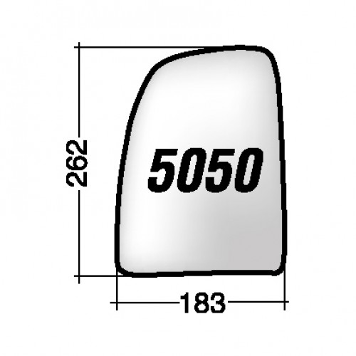 ΚΡΥΣΤΑΛΛΟ ΚΑΘΡΕΠΤΗ FIAT DUCATO '06-/ DUCATO '14-/ CITROEN JUMPER '06-/ PEUGEOT J5 BOXER '06- (ΘΕΡΜΑΙΝΟΜΕΝΟ, ΜΕ ΒΑΣΗ, ΧΡΩΜΙΟ) ΑΡΙΣΤΕΡΟ