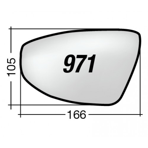 ΚΡΥΣΤΑΛΛΟ ΚΑΘΡΕΠΤΗ AUDI A3 '20/ A3 SPORTBACK '20- (ΘΕΡΜΑΙΝΟΜΕΝΟ, ΜΕ ΒΑΣΗ, ΧΡΩΜΙΟ) ΔΕΞΙ