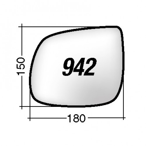 ΚΡΥΣΤΑΛΛΟ ΚΑΘΡΕΠΤΗ AUDI Q5 '08-'16/ Q7 '09-'15 (ΘΕΡΜΑΙΝΟΜΕΝΟ, ΜΕ ΒΑΣΗ, ΧΡΩΜΙΟ) ΔΕΞΙ