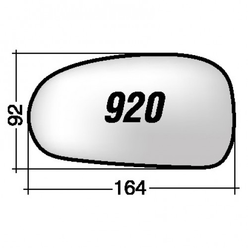 ΚΡΥΣΤΑΛΛΟ ΚΑΘΡΕΠΤΗ AUDI TT '99-'06 (ΘΕΡΜΑΙΝΟΜΕΝΟ, ΜΕ ΒΑΣΗ, ΜΠΛΕ) ΑΡΙΣΤΕΡΟ