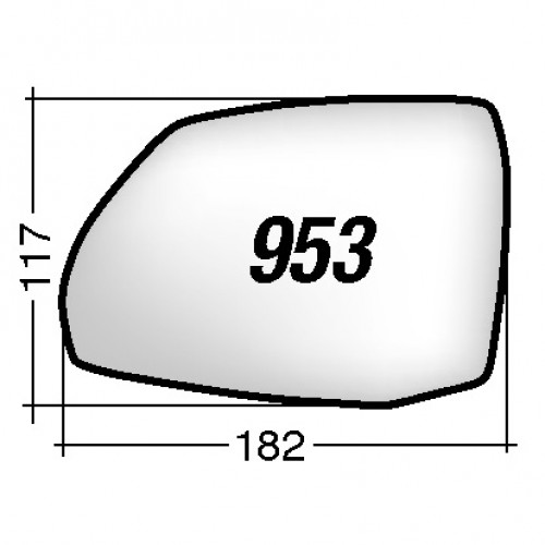 ΚΡΥΣΤΑΛΛΟ ΚΑΘΡΕΠΤΗ AUDI Q5 '16-/ Q7 '15-/ Q7 FACELIFT '19- (ΑΣΦΑΙΡΙΚΟ, ΘΕΡΜΑΙΝΟΜΕΝΟ, ΜΕ ΒΑΣΗ, ΧΡΩΜΙΟ) ΑΡΙΣΤΕΡΟ