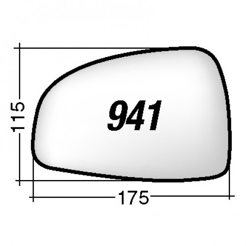 ΚΡΥΣΤΑΛΛΟ ΚΑΘΡΕΠΤΗ AUDI TT '06-'15 (ΑΣΦΑΙΡΙΚΟ, ΘΕΡΜΑΙΝΟΜΕΝΟ, ΜΕ ΒΑΣΗ, ΧΡΩΜΙΟ) ΑΡΙΣΤΕΡΟ