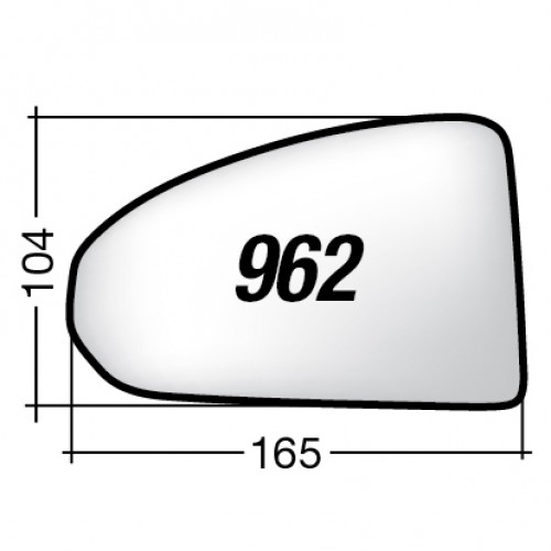 ΚΡΥΣΤΑΛΛΟ ΚΑΘΡΕΠΤΗ AUDI TT '14 (ΑΣΦΑΙΡΙΚΟ, ΘΕΡΜΑΙΝΟΜΕΝΟ, ΜΕ ΒΑΣΗ, ΧΡΩΜΙΟ) ΔΕΞΙ