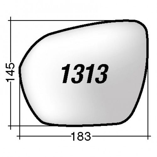 ΚΡΥΣΤΑΛΛΟ ΚΑΘΡΕΠΤΗ LAND ROVER EVOQUE (ΘΕΡΜΑΙΝΟΜΕΝΟ, ΜΕ ΒΑΣΗ, ΧΡΩΜΙΟ) ΔΕΞΙ