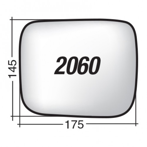 ΚΡΥΣΤΑΛΛΟ ΚΑΘΡΕΠΤΗ JEEP RENEGADE '14- (ΘΕΡΜΑΙΝΟΜΕΝΟ, ΜΕ ΒΑΣΗ, ΧΡΩΜΙΟ) ΔΕΞΙ