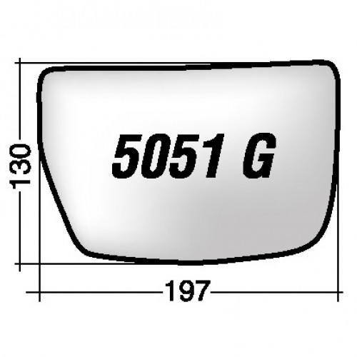 ΚΡΥΣΤΑΛΛΟ ΚΑΘΡΕΠΤΗ IVECO DAILY '06-'14 (ΕΥΡΥΓΩΝΙΟ, ΘΕΡΜΑΙΝΟΜΕΝΟ, ΜΕ ΒΑΣΗ, ΧΡΩΜΙΟ) ΑΡΙΣΤΕΡΟ