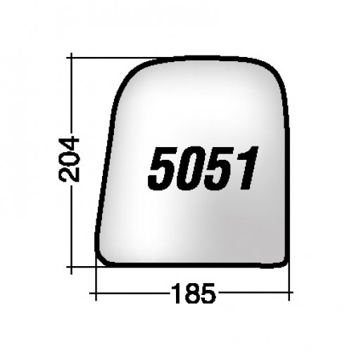 ΚΡΥΣΤΑΛΛΟ ΚΑΘΡΕΠΤΗ IVECO DAILY '06-'14 (ΘΕΡΜΑΙΝΟΜΕΝΟ, ΜΕ ΒΑΣΗ, ΧΡΩΜΙΟ) ΔΕΞΙ