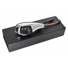 ΠΟΜΟΛΟ ΛΕΒΙΕ ΤΑΧΥΤΗΤΩΝ BMW X5 E70/ X6/ E39 4D/5D FACELIFT '00-'03/ E53 FACELIFT '03- ΑΥΤΟΜΑΤΟ R-N-D - ΜΑΥΡΟ ΔΕΡΜΑ/ΑΣΗΜΙ - ΗΛΕΚΤΡΟΝΙΚΟ