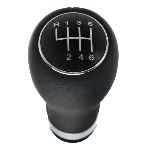 ΠΟΜΟΛΟ ΛΕΒΙΕ ΤΑΧΥΤΗΤΩΝ AUDI A4/Q5 - 6 ΤΑΧΥΤΗΤΕΣ R123456 - ΜΑΥΡΟ ΔΕΡΜΑ